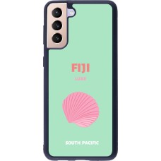 Samsung Galaxy S21+ 5G Case Hülle - Silikon schwarz Pop Summer Destination Fiji