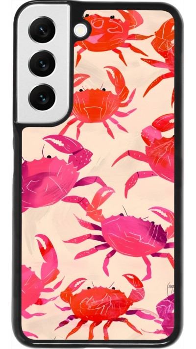 Samsung Galaxy S22 Case Hülle - Crabs Paint