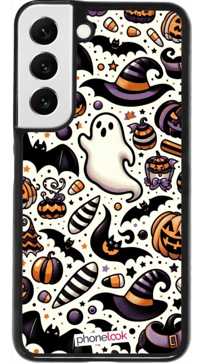 Samsung Galaxy S22 Case Hülle - Halloween 2024 Niedliches Muster