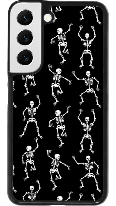 Samsung Galaxy S22 Case Hülle - Halloween 2024 dancing skeleton