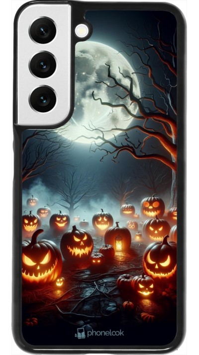 Samsung Galaxy S22 Case Hülle - Halloween 2024 Viele Kuerbisse