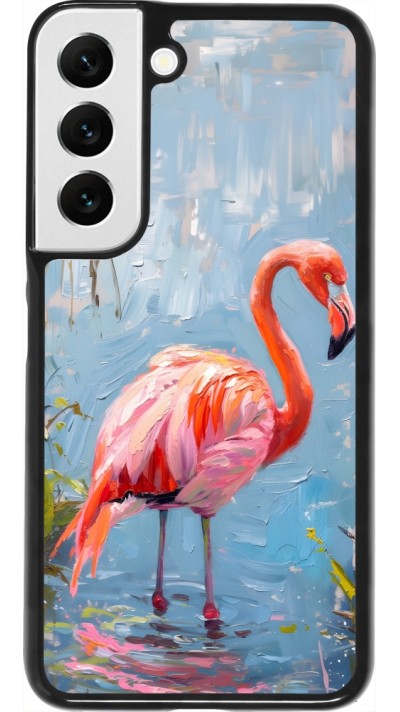 Samsung Galaxy S22 Case Hülle - Paint Flamingo