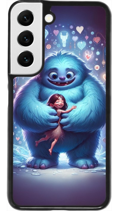 Samsung Galaxy S22 Case Hülle - Valentin 2024 Flauschige Liebe