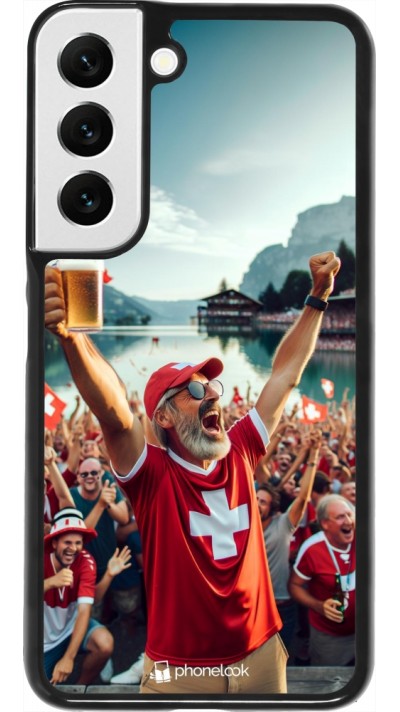 Samsung Galaxy S22 Case Hülle - Schweizer Sieg Fanzone Euro 2024