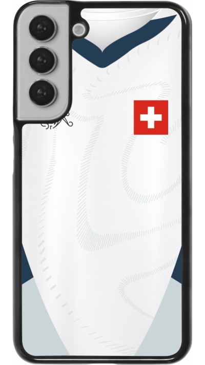 Samsung Galaxy S22+ Case Hülle - Schweiz Away personalisierbares Fussballtrikot
