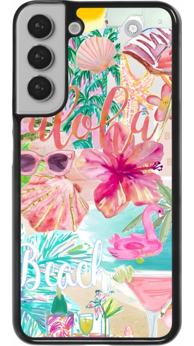 Coque Samsung Galaxy S22+ - Preppy Collage Aloha