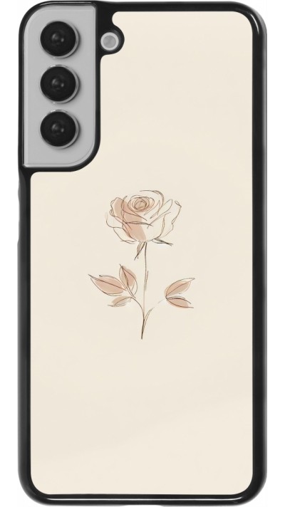 Coque Samsung Galaxy S22+ - Sable Rose Minimaliste