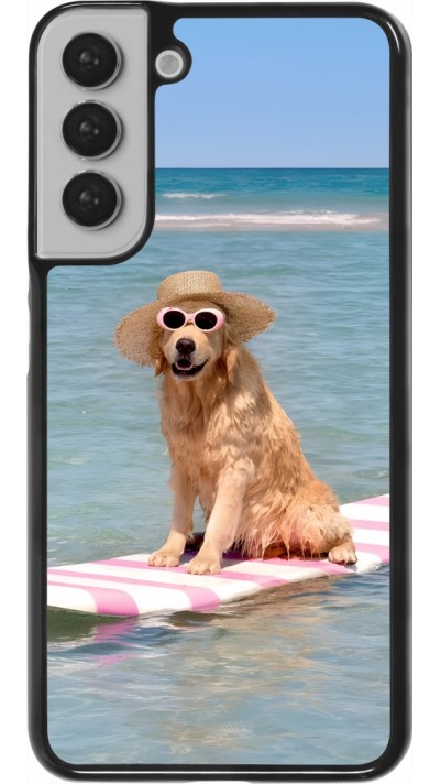 Coque Samsung Galaxy S22+ - Summer Dog on Paddle