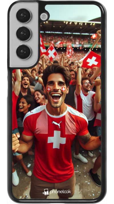 Coque Samsung Galaxy S22+ - Supporter Suisse Euro 2024