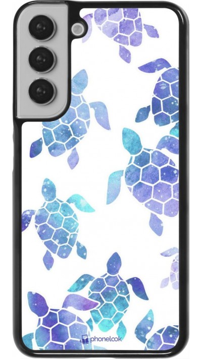 Coque Samsung Galaxy S22+ - Turtles pattern watercolor