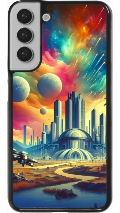 Coque Samsung Galaxy S22+ - Ville extra-dôme futuriste