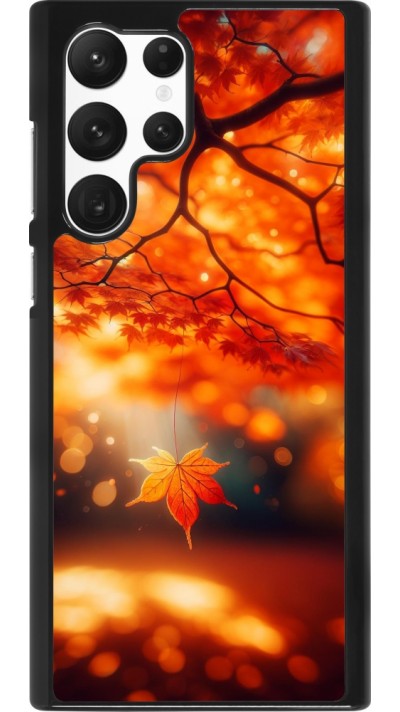 Samsung Galaxy S22 Ultra Case Hülle - Herbst Magisch Orange