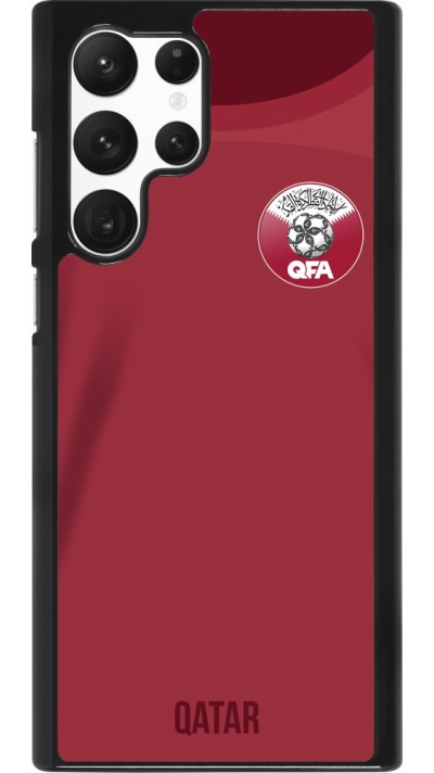 Samsung Galaxy S22 Ultra Case Hülle - Katar 2022 personalisierbares Fussballtrikot