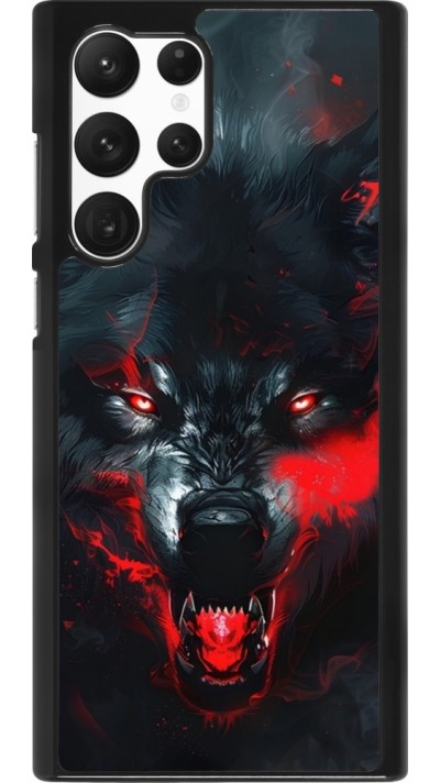 Samsung Galaxy S22 Ultra Case Hülle - Halloween 2024 mad werewolf