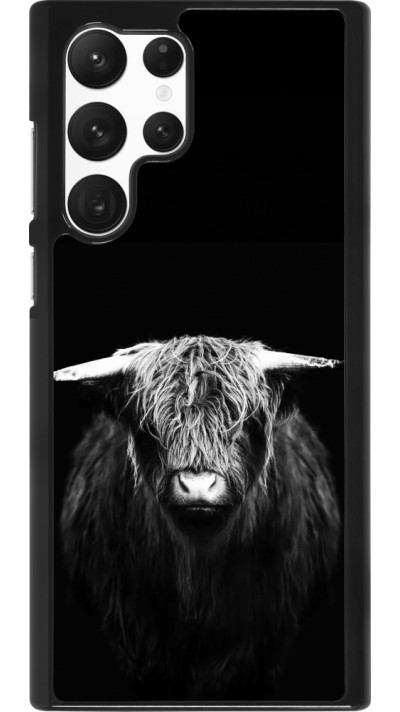 Samsung Galaxy S22 Ultra Case Hülle - Highland calf black