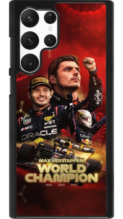 Coque Samsung Galaxy S22 Ultra - Max Verstappen Champion 2023