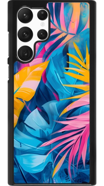 Samsung Galaxy S22 Ultra Case Hülle - Palms Blue