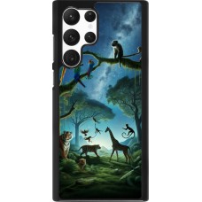 Samsung Galaxy S22 Ultra Case Hülle - Paradies der exotischen Tiere