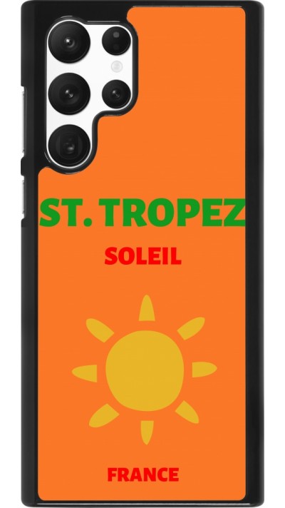 Samsung Galaxy S22 Ultra Case Hülle - Pop Summer Destination St-Tropez