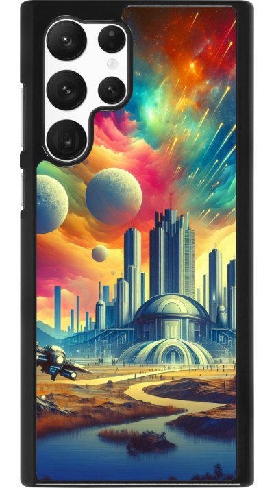 Coque Samsung Galaxy S22 Ultra - Ville extra-dôme futuriste