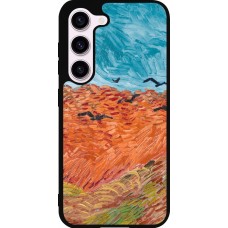 Samsung Galaxy S23 FE Case Hülle - Silikon schwarz Autumn 22 Van Gogh style