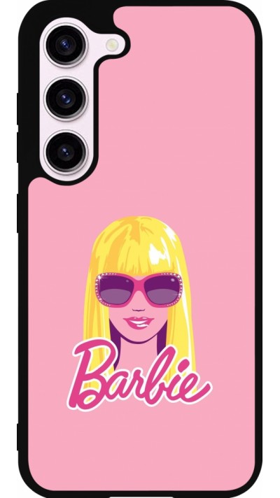 Samsung Galaxy S23 FE Case Hülle - Silikon schwarz Barbie Head