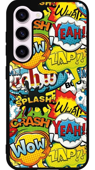 Samsung Galaxy S23 FE Case Hülle - Silikon schwarz Cartoons slogans