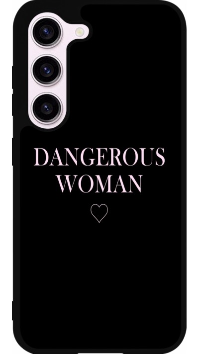 Samsung Galaxy S23 FE Case Hülle - Silikon schwarz Dangerous woman