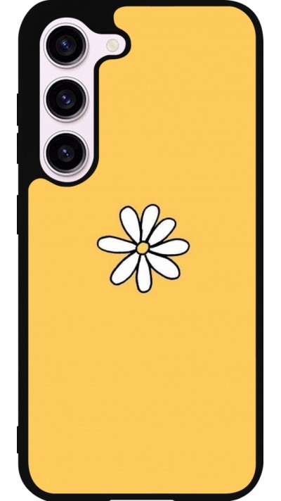 Samsung Galaxy S23 FE Case Hülle - Silikon schwarz Easter 2023 daisy