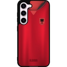 Samsung Galaxy S23 FE Case Hülle - Silikon schwarz Albanien personalisierbares Fussballtrikot