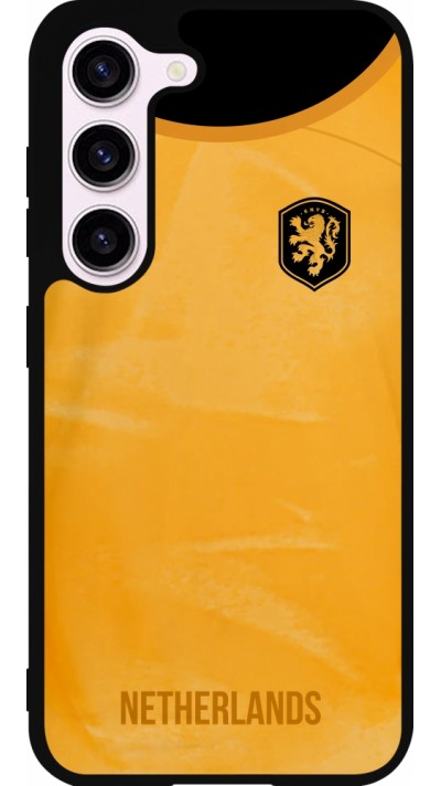 Samsung Galaxy S23 FE Case Hülle - Silikon schwarz Holland 2022 personalisierbares Fußballtrikot