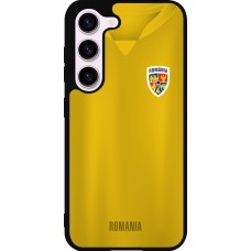 Samsung Galaxy S23 FE Case Hülle - Silikon schwarz Fussballtrikot Rumänien