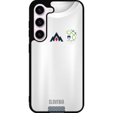 Samsung Galaxy S23 FE Case Hülle - Silikon schwarz Fussballtrikot Slowenien