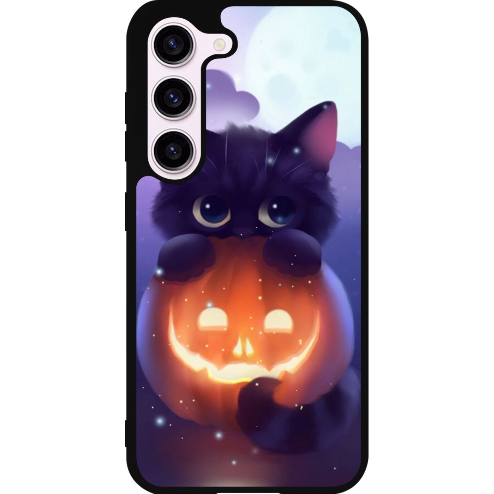 Samsung Galaxy S23 FE Case Hülle - Silikon schwarz Halloween 17 15