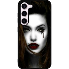 Samsung Galaxy S23 FE Case Hülle - Silikon schwarz Halloween 2023 gothic vampire