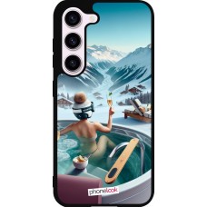 Samsung Galaxy S23 FE Case Hülle - Silikon schwarz Berg Glamour Whirlpool