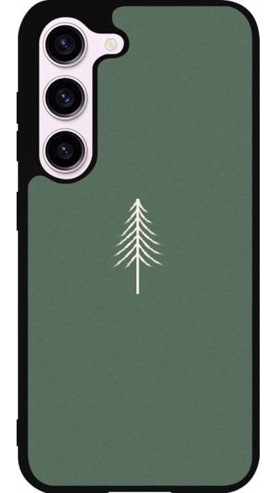 Samsung Galaxy S23 FE Case Hülle - Silikon schwarz Christmas 22 minimalist tree