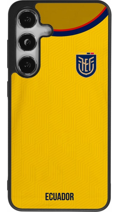 Samsung Galaxy S24 Case Hülle - Silikon schwarz Ecuador 2022 Fußballtrikot