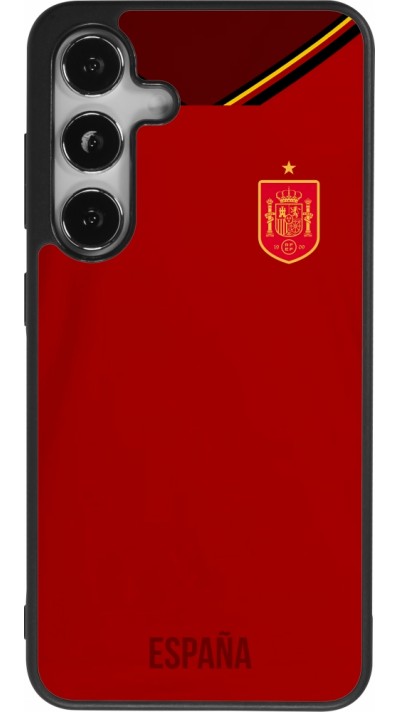 Samsung Galaxy S24 Case Hülle - Silikon schwarz Spanien 2022 personalisierbares Fußballtrikot