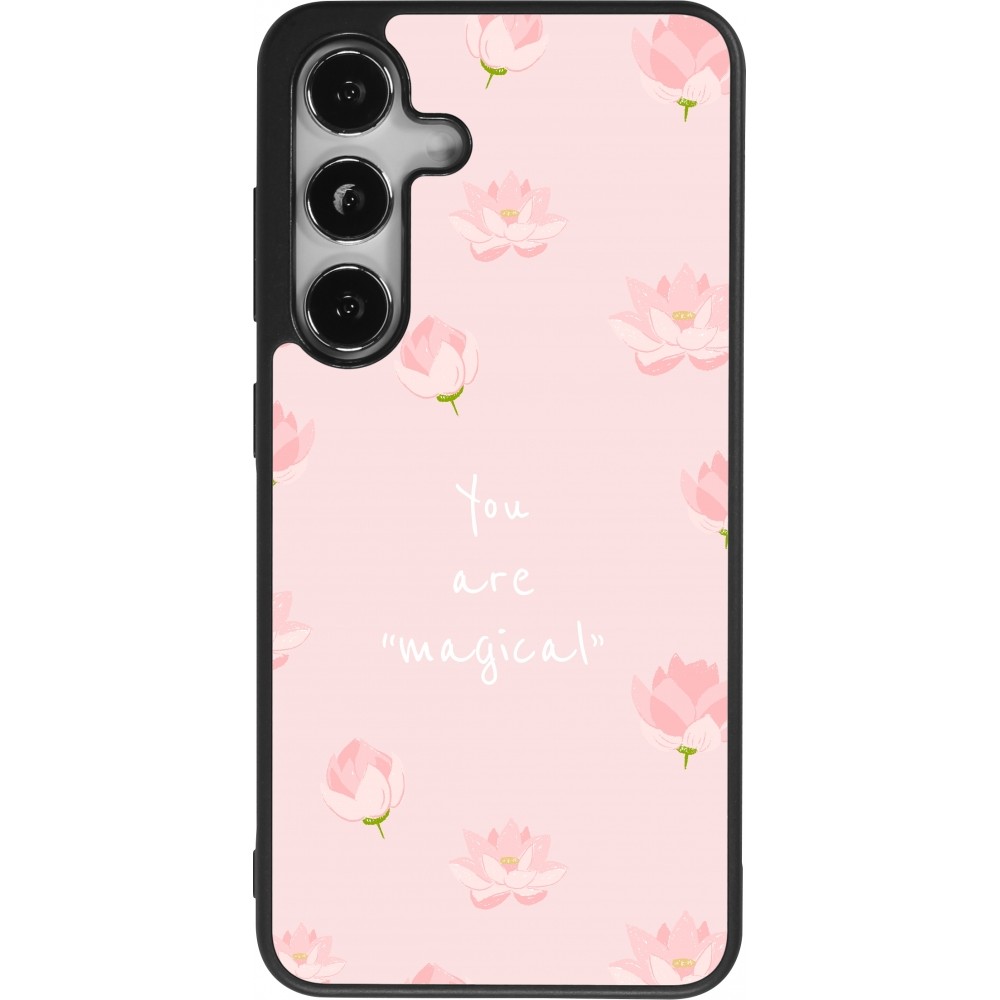 Samsung Galaxy S24 Case Hülle - Silikon schwarz Mom 2023 your are magical