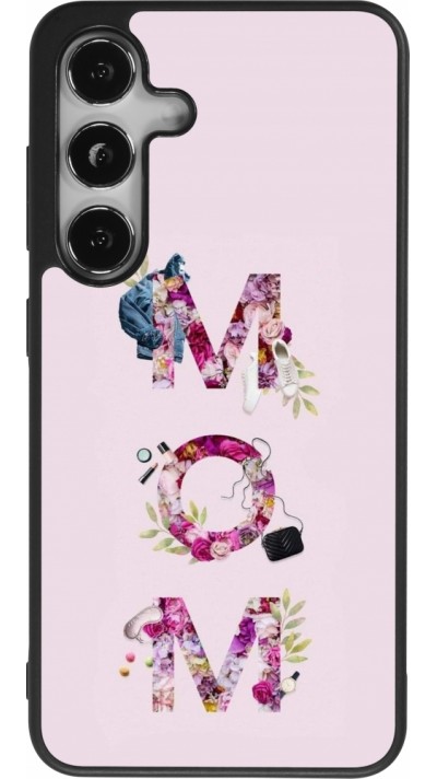 Samsung Galaxy S24 Case Hülle - Silikon schwarz Mom 2024 girly mom