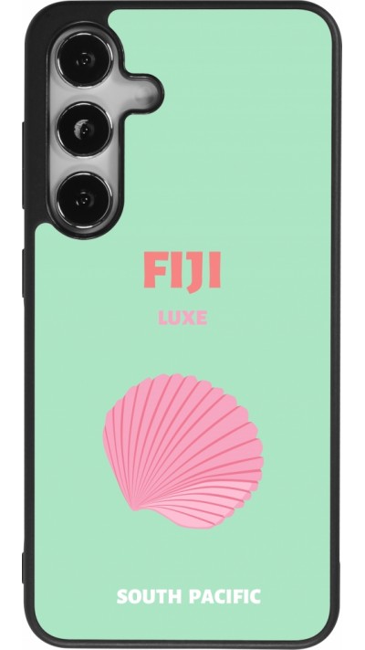 Samsung Galaxy S24 Case Hülle - Silikon schwarz Pop Summer Destination Fiji