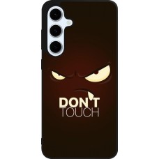 Samsung Galaxy S24 FE Case Hülle - Silikon schwarz Angry Dont Touch