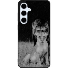 Samsung Galaxy S24 FE Case Hülle - Silikon schwarz Angry lions