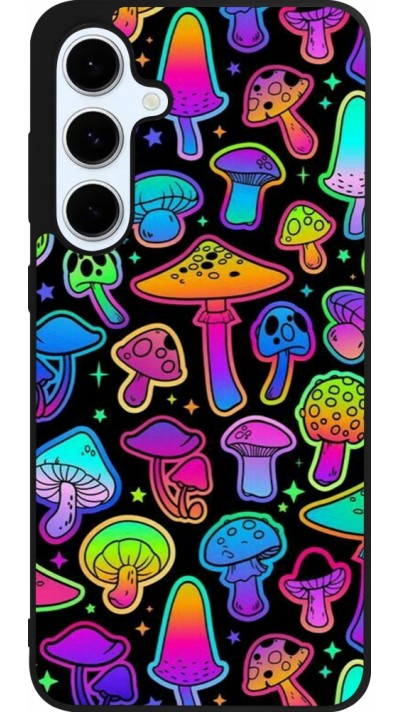 Samsung Galaxy S24 FE Case Hülle - Silikon schwarz Autumn 2024 magic mushrooms