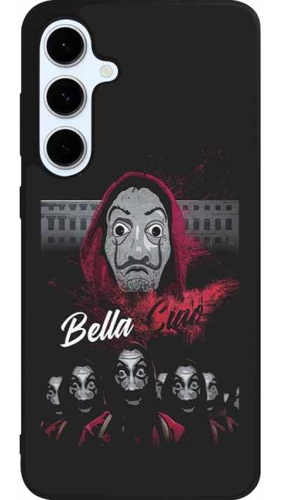 Samsung Galaxy S24 FE Case Hülle - Silikon schwarz Bella Ciao