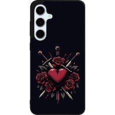 Samsung Galaxy S24 FE Case Hülle - Silikon schwarz Valentine 2024 gothic love