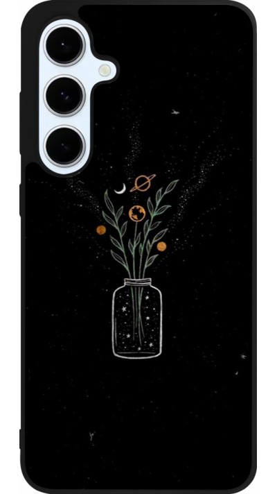 Coque Samsung Galaxy S24 FE - Silicone rigide noir Vase black