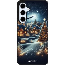 Samsung Galaxy S24 FE Case Hülle - Silikon schwarz Weihnachten 2023 Weihnachten steht vor der Tür