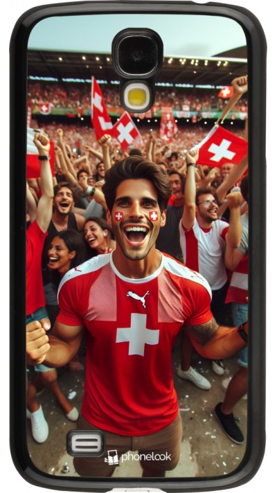 Samsung Galaxy S4 Case Hülle - Schweizer Fan Euro 2024